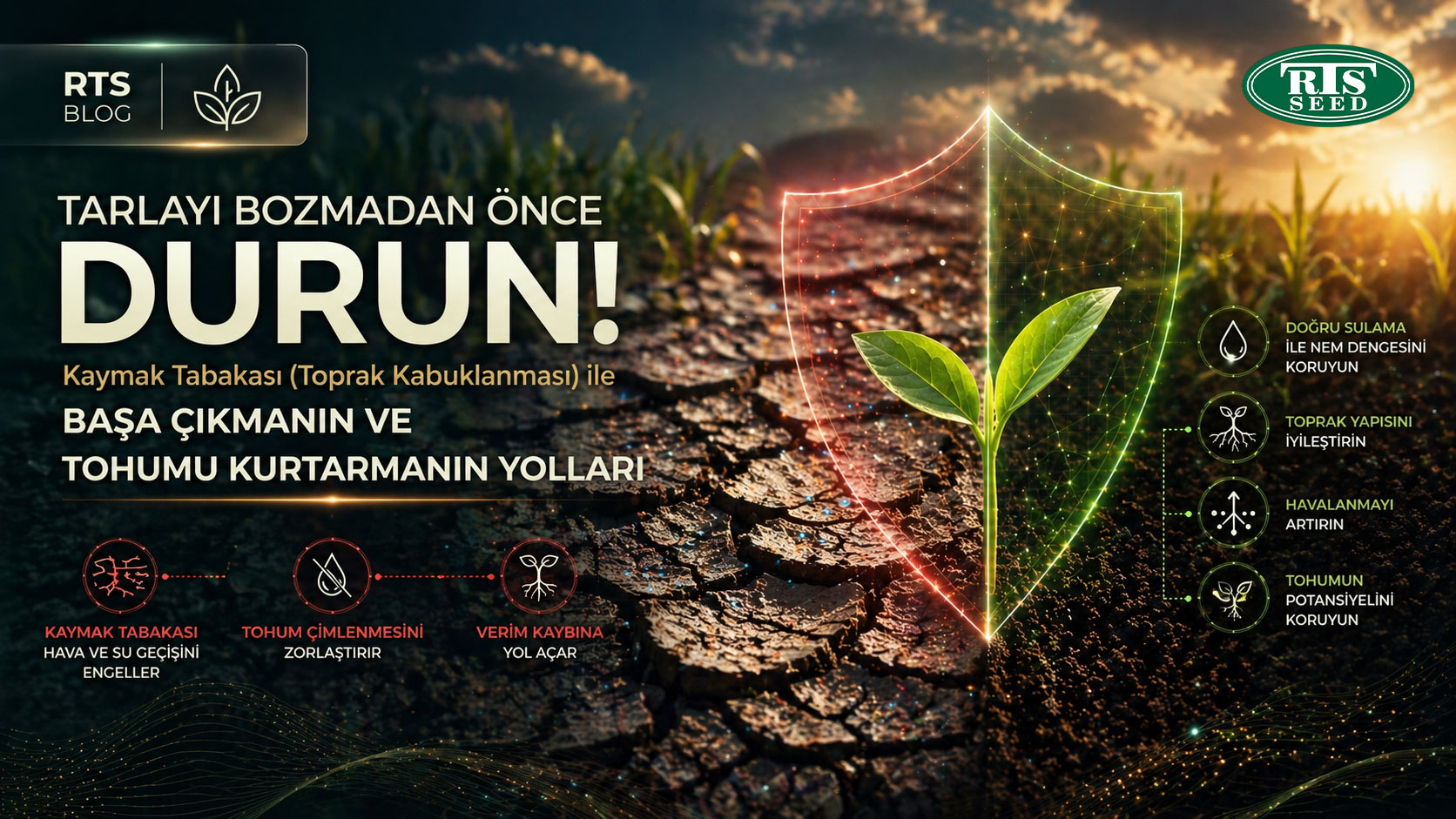 Tarlayı Bozmadan Önce Durun! Kaymak Tabakası (Toprak Kabuklanması) ile Başa Çıkmanın ve Tohumu Kurtarmanın Yolları