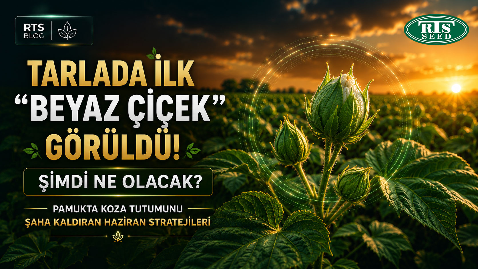 Tarlada İlk "Beyaz Çiçek" Görüldü! Şimdi Ne Olacak? Pamukta Koza Tutumunu Şaha Kaldıran Haziran Stratejileri